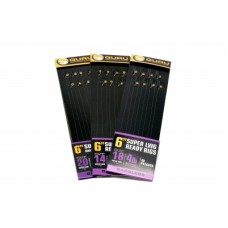 Guru Super LWG Bait Band Pole Rigs 6" 8pk Barbless - ALL VARIETIES